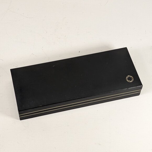1990s Mont Blanc Snap Case Pen Presentation Box and Service Guide booklet - Picture 9 of 9